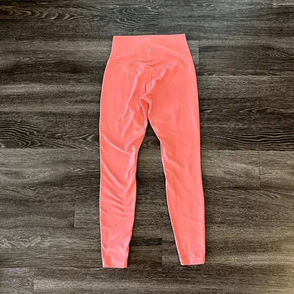 EUC Lululemon Align High-Rise Pant 28” Raspberry Cream Pink Yoga Leggings Size 8 - Picture 7 of 16